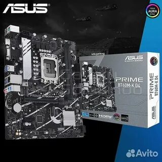 Материнская плата asus h610m k d4