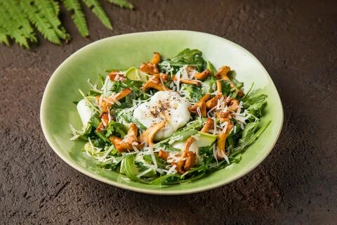 Рецепт вкусного салата с лисичками