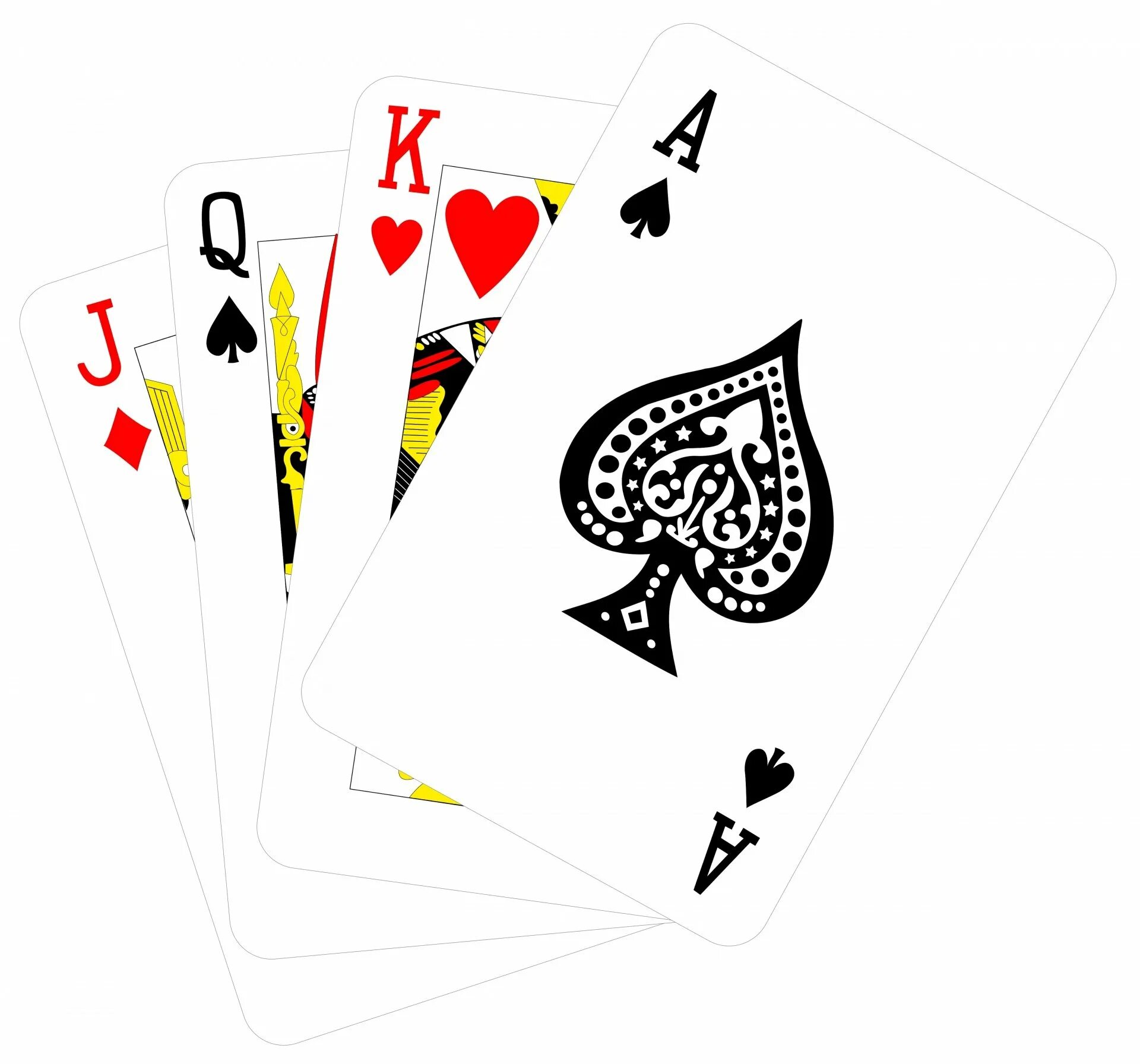 D playing cards