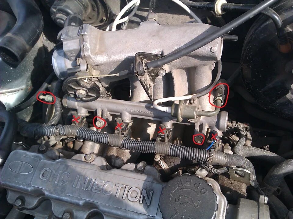 Фото с чистки форсунок Daewoo Nexia 1.5 8кл - KIA Spectra, 1,6 л, 2007 года фото