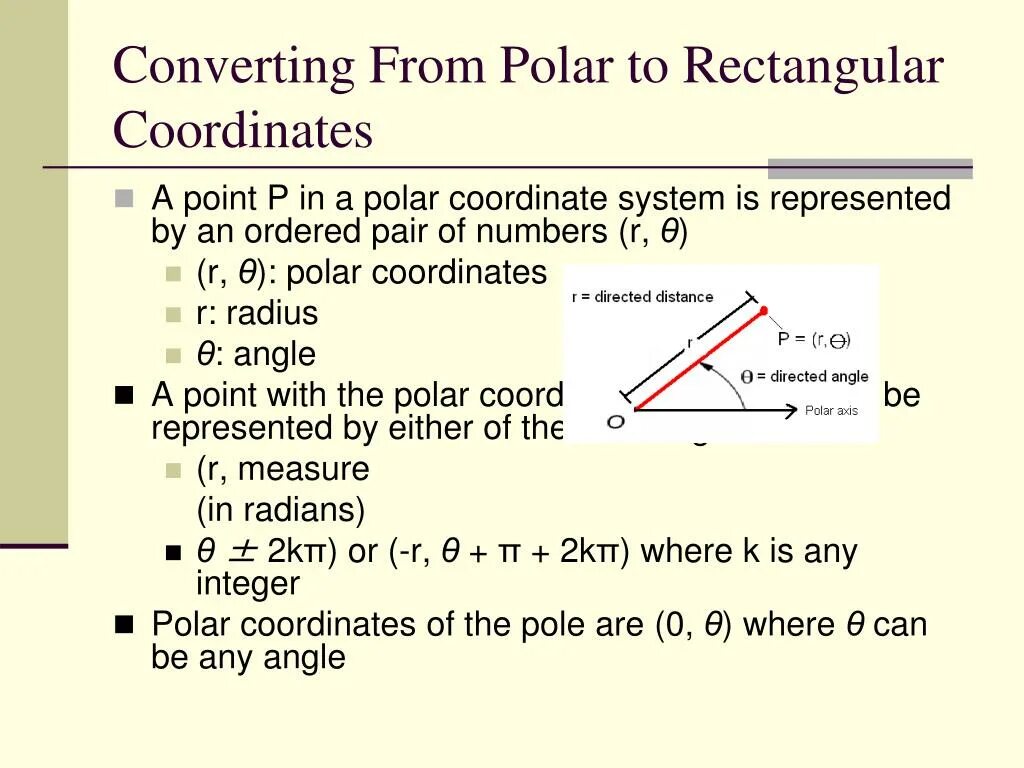 Convert coordinates. Polar to rectangular. rectangular перевод. distance equation with coordinates.