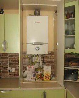 Можно ли прятать газовую колонку в шкаф