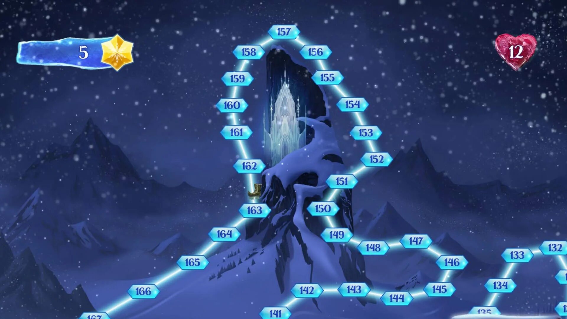Прохождение frozen. Frozen игра. Холодное сердце. Звездопад. Карта Холодное сердце.