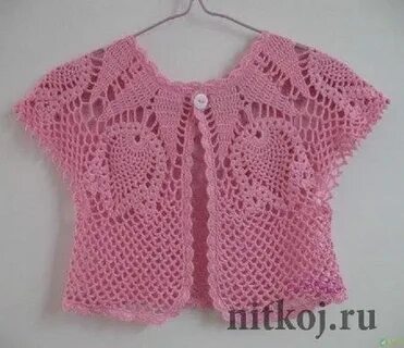 Летняя детская кофточка