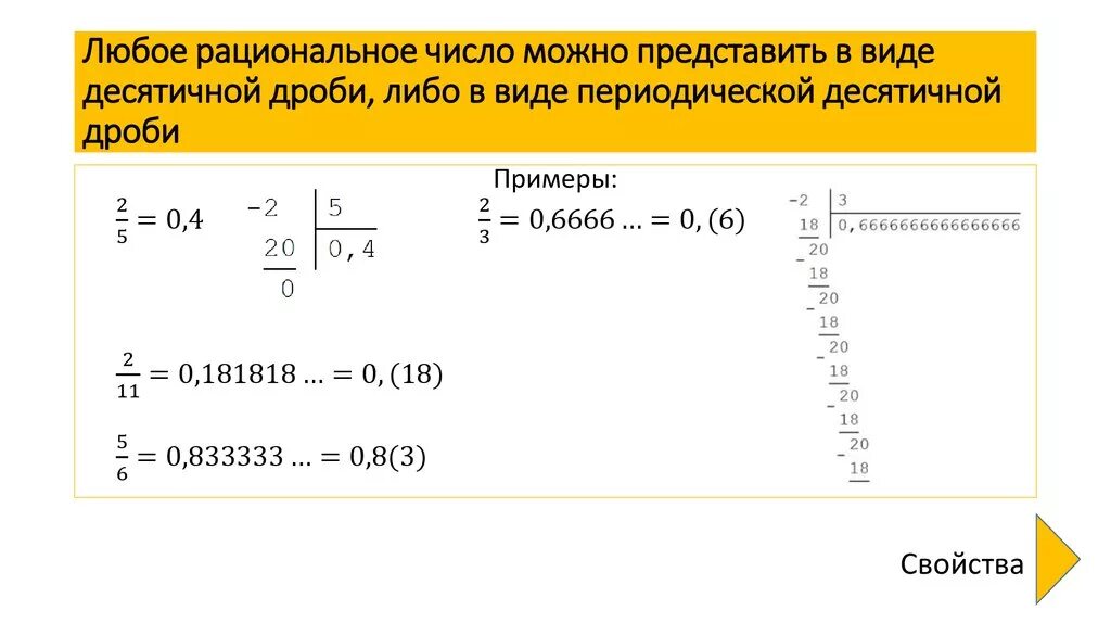 Периодическая дробь в виде рационального числа. Представление числа в виде десятичной дроби. Рациональные числа в десятичные дроби. Представить рациональное число в виде десятичной дроби. Представление числа в виде дроби.