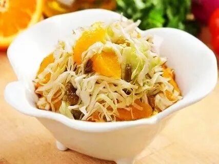 Капуста с апельсином