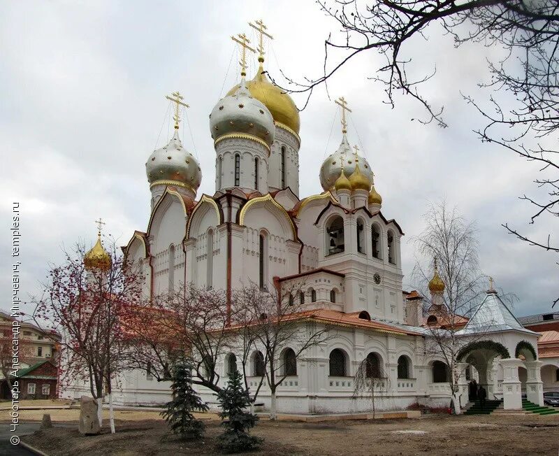 Известные монастыри москвы. Зачатьевский монастырь храм Рождественского собора.