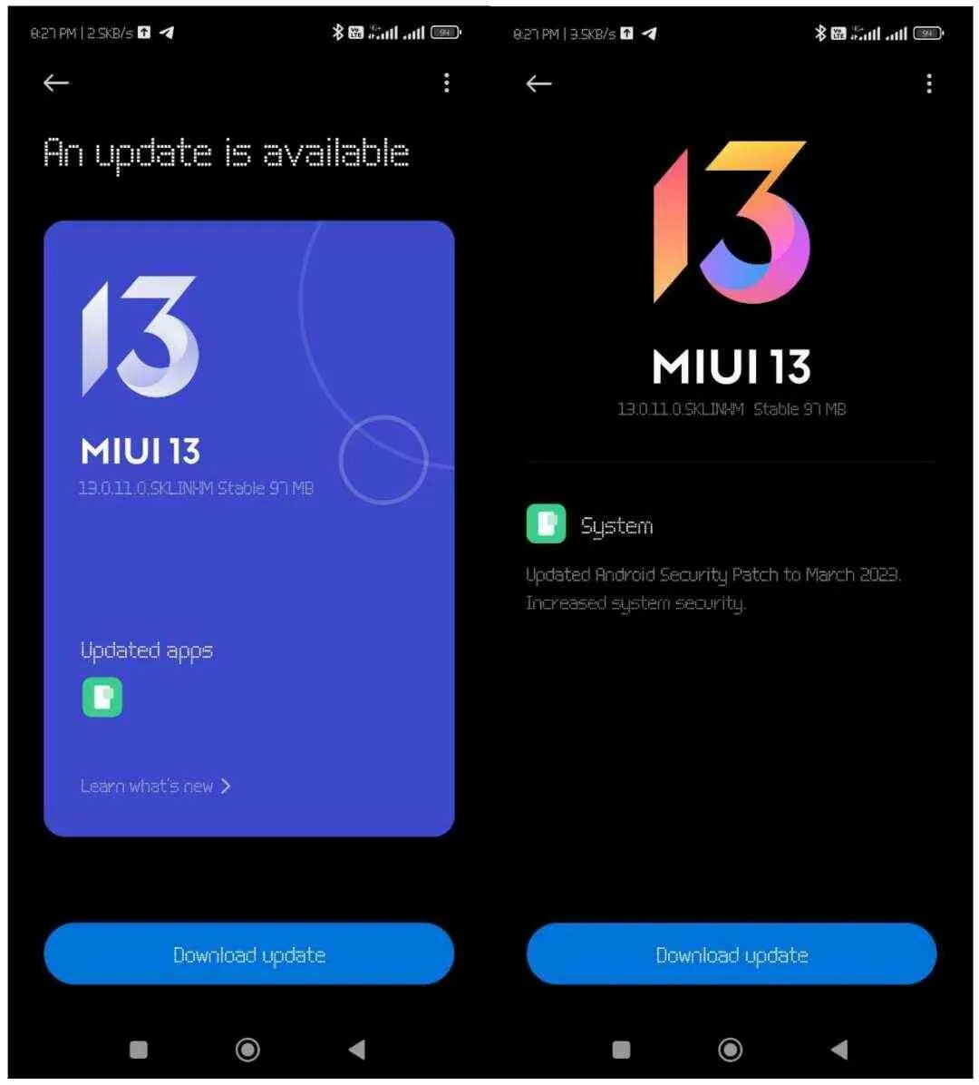 Android 13 redmi