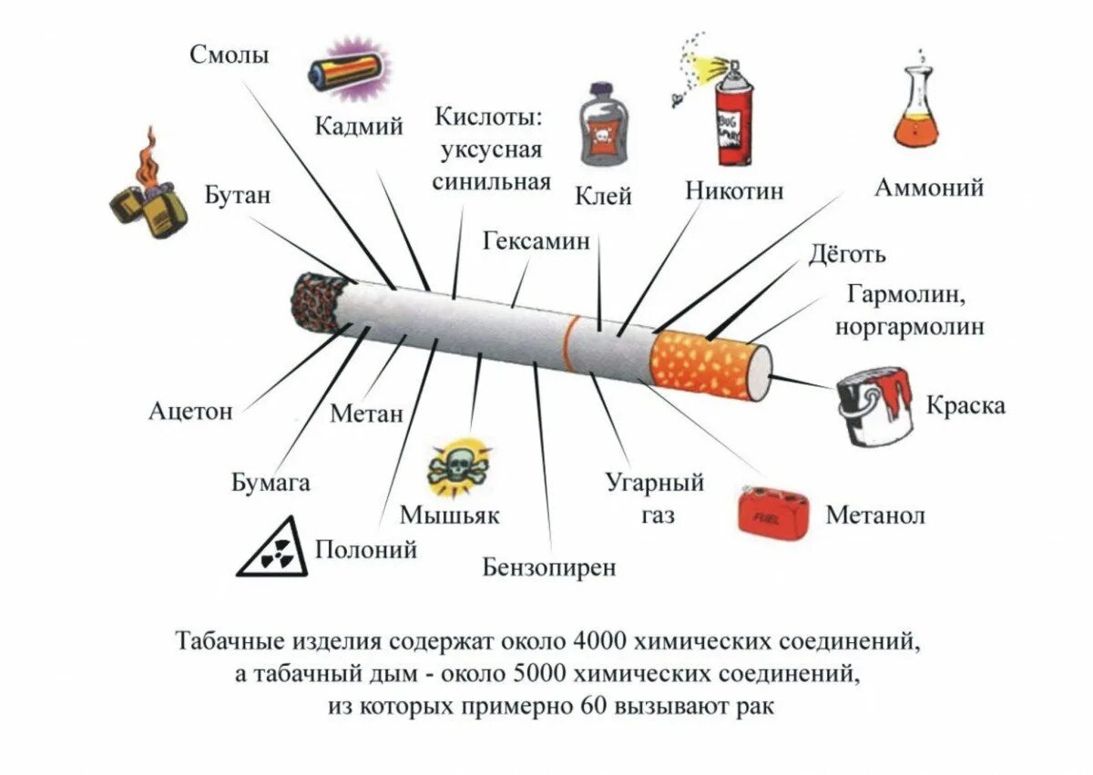Можно курить сигареты