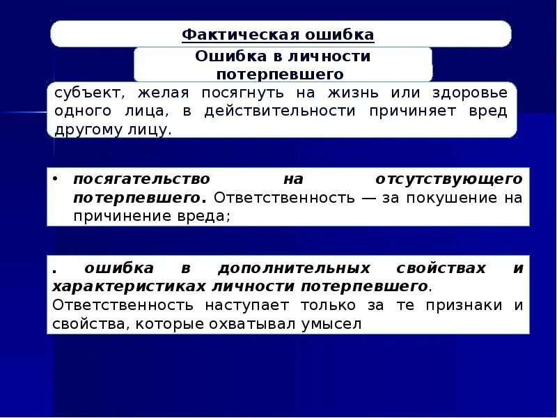 Ошибка в личности потерпевшего. Личность потерпевшего. Ответственность потерпевшего.