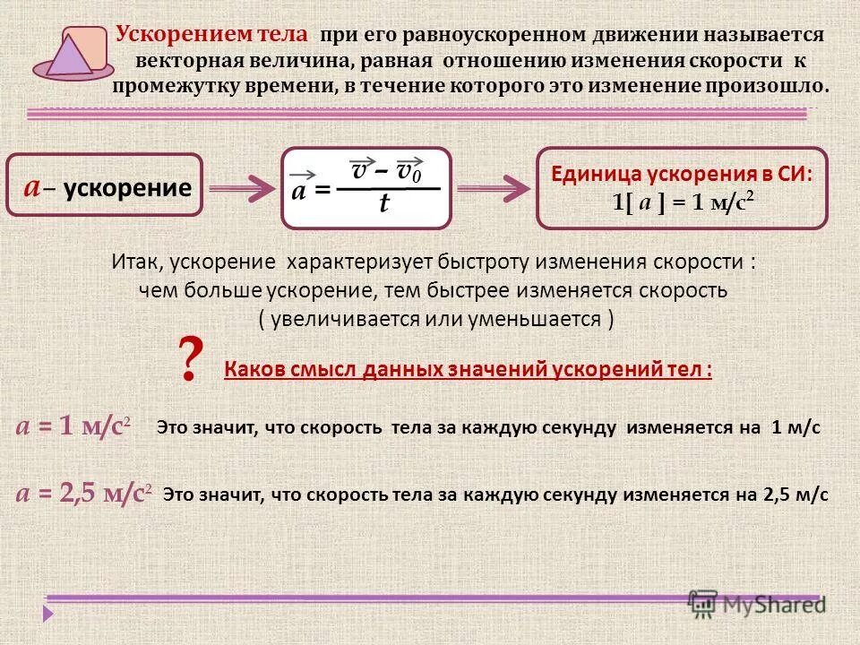 Угловое ускорение при равноускоренном движении. Угловое ускорение при равноускоренном движении