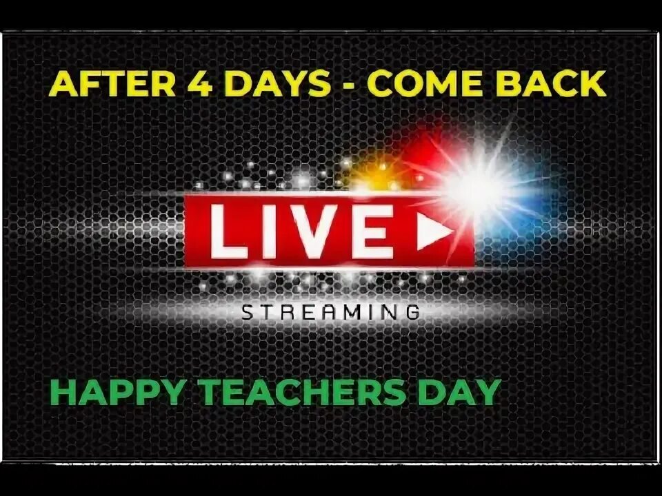 Back in a days live