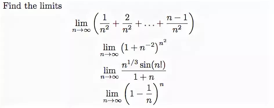 Вычислить 1 2 n