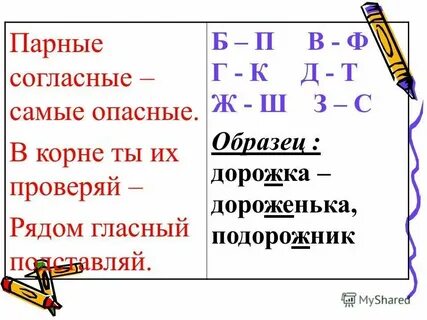 Проверяемая согласная в корне слова робкий