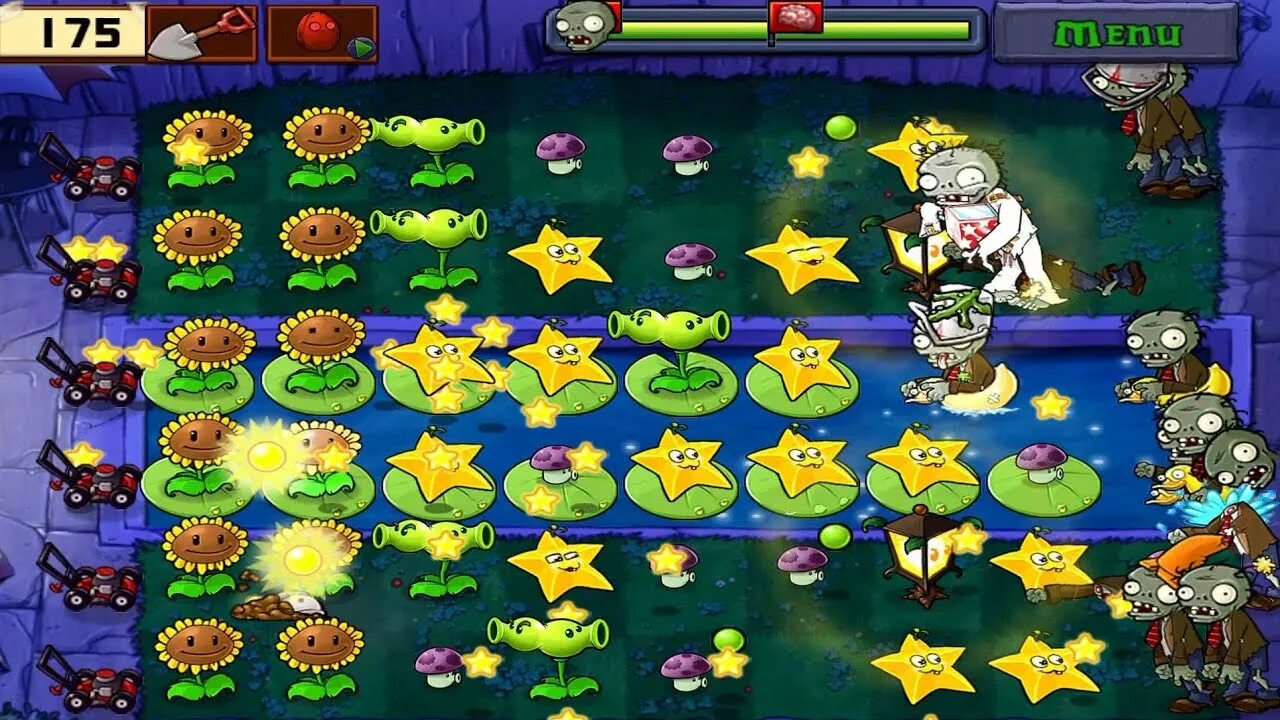 Plants vs zombies map. Plants vs zombies map