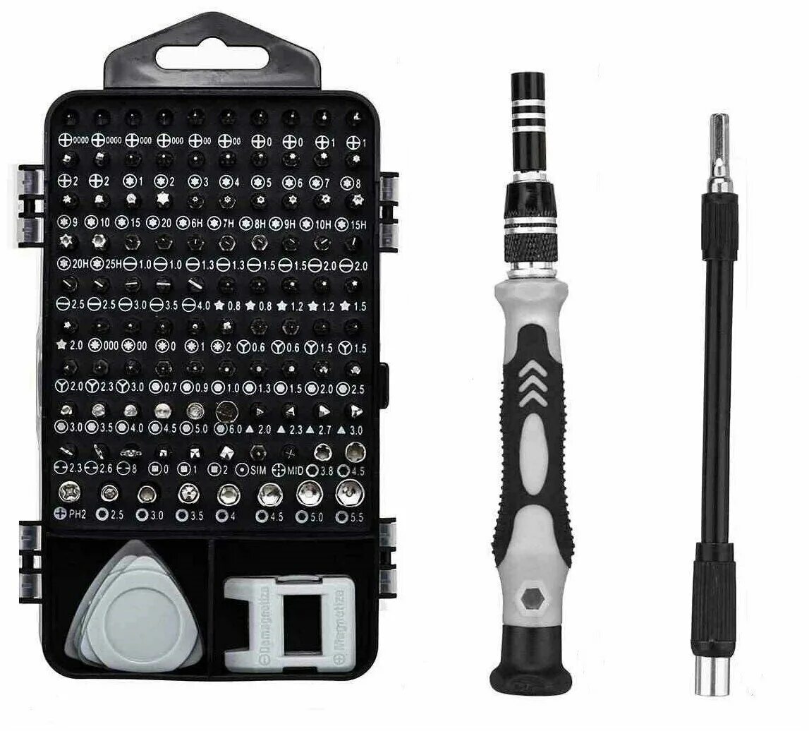 Isa набор отверток для точных работ 117в1. Набор отверток 117 в 1. screwdriver set isa.