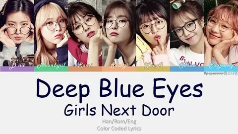 Deep blue eyes