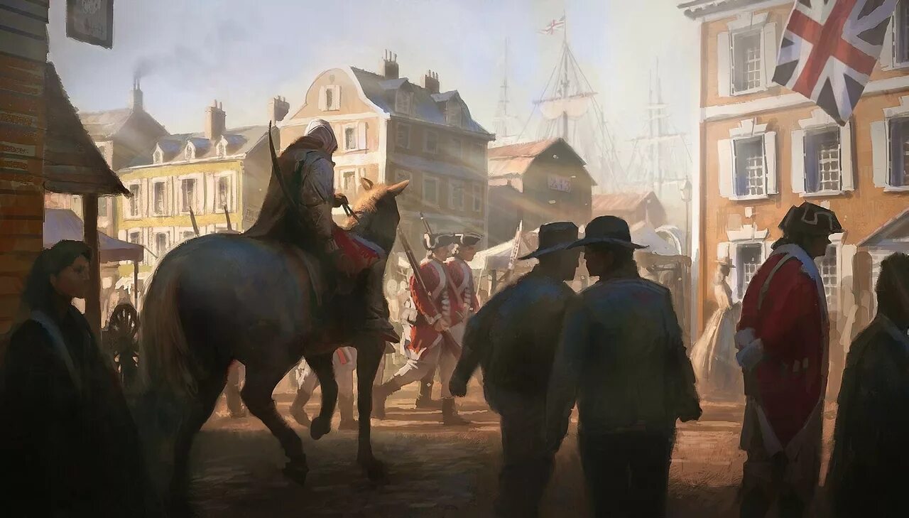 1700 е. Бостон 17 век. Assassins Creed 3 город. Бостон 18 века. Бостон 1700 год.