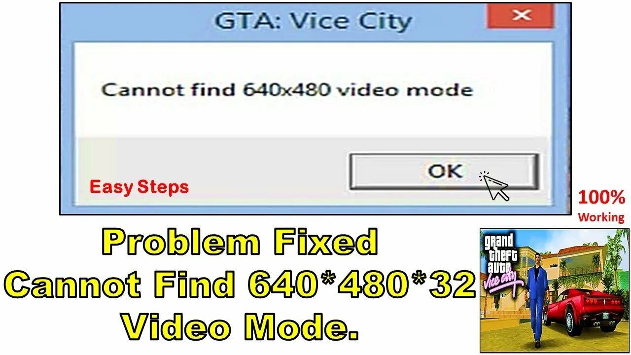 Cannot find 640x480. Cannot find 640x480 Video Mode GTA vice City. GTA 3 cannot find 640x480 Video Mode Windows 10. GTA 3 cannot find 640x480 Video Mode ошибка. Как исправить ошибку cannot find 640x480 Video Mode.