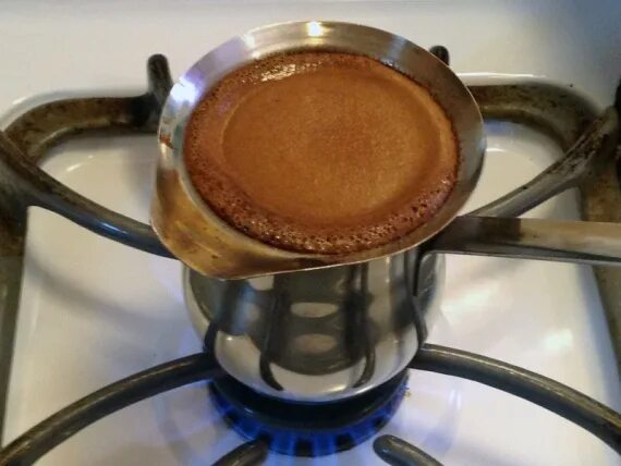 Turk with Coffee on the Gas Stove Stock Photo - Image of food, breakfast: 157481