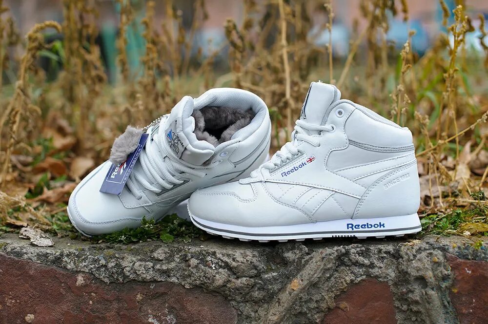 Зимние кроссовки Reebok Classic. Reebok Classic Classic. Кроссовки рибок мужские высокие белые. Зимние кроссовки рибок женские. Рибок интернет кроссовки