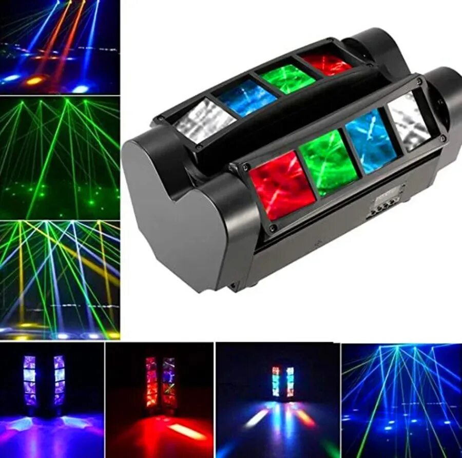Mini led это. Светомузыка multi light dmx. цветные лампы dmx512. светомузыка mini spider 8x3. 90w rgbw 7-13 каналов led dmx512, видео.
