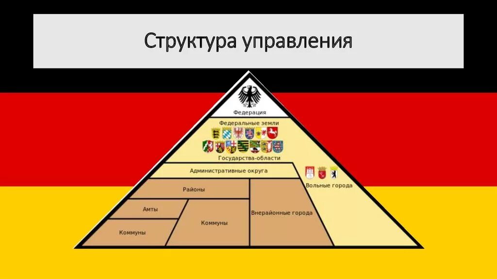 Органы власти ФРГ схема. Структура управления в Германии. Политическая структура Германии. Структура гос власти Германии.
