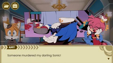 В Steam вышла The Murder of Sonic the Hedgehog - детективная визуальная нов...