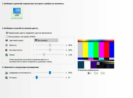Палитра каналов