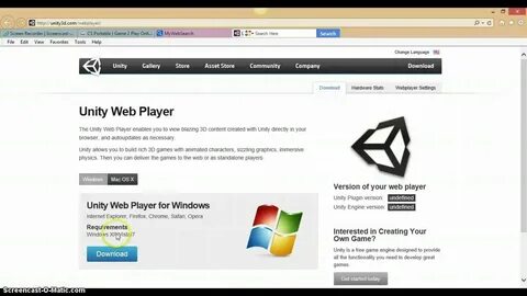 Программа unity web