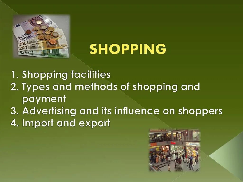 Shopping talk. Shops and shopping презентация. Презентация about shopping and facilities. Виды шопинга на английском. Shop and shopping монолог.
