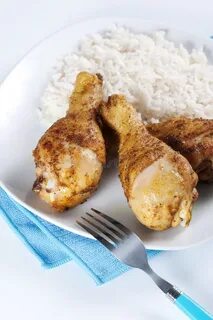Голени в пакете с рисом