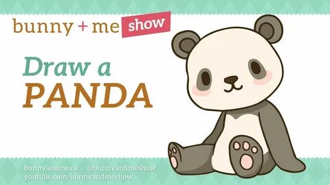 Panda Drawing Tutorial - How to draw a Panda easy Panda Drawing, Cute Panda, Dood...