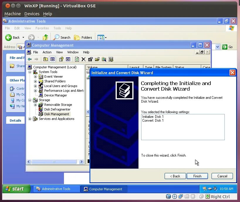 Add drive. Windows XP VIRTUALBOX. Добавление жесткого диска в виртуальной машине. Windows XP VIRTUALBOX Rus. Windows запуск циклов d Computer Management.