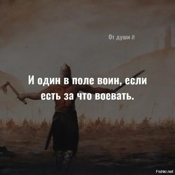 Песня хрупкая но воин не знает. Один в поле воин. Один в поле воин цитата. Я один в поле воин. Цитата один в поле не воин.