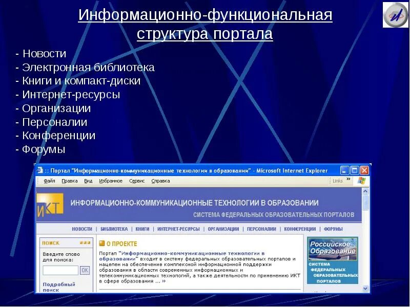 Портал "информационно-коммуникационные технологии в образовании". Портал ИКТ В образовании. Федеральные информационно-образовательные порталы. Информационные интернет порталы.