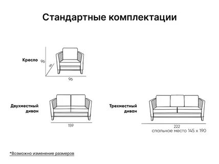 Как подобрать размер дивана