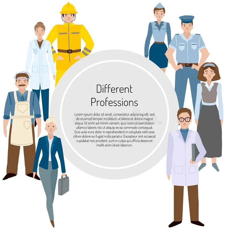 Фрейм профессии. Professions frame. Different professions