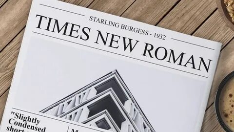 Times roman