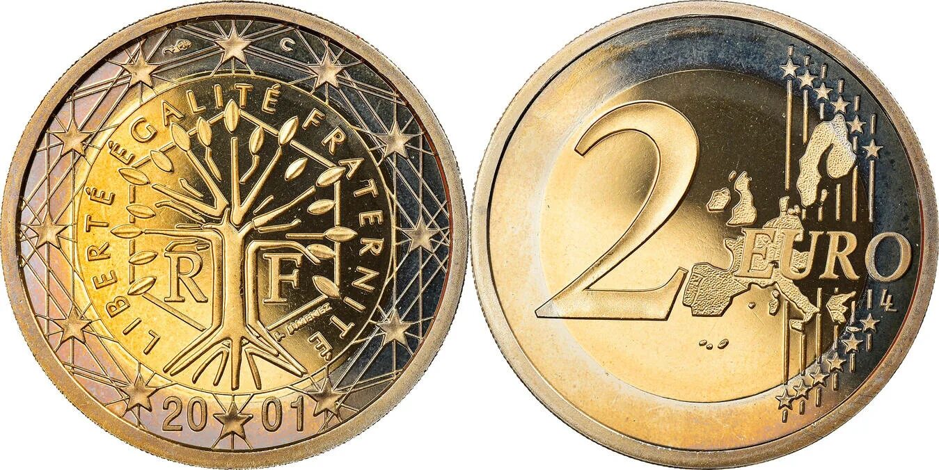 Евро 2001 год. 2 Евро монета 2001. 2 Евро liberte egalite Fraternite. 2 Euro 2001 liberte egalite. 2 Евро 2002.