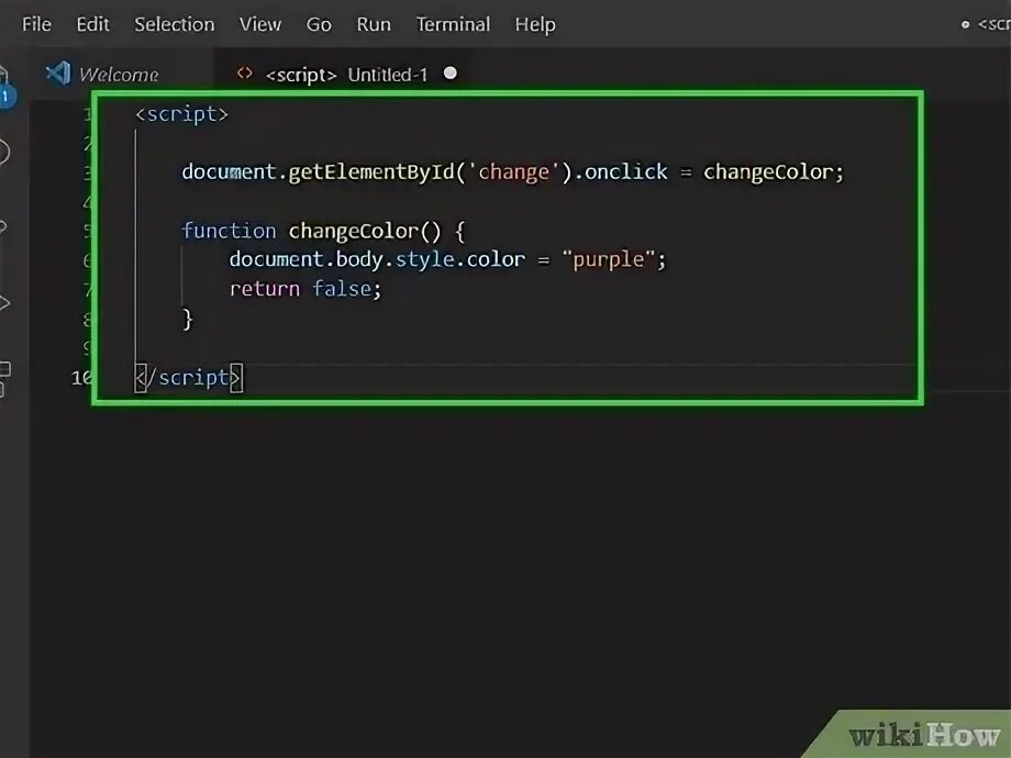 Цвет кнопки js. Цвет кнопки js