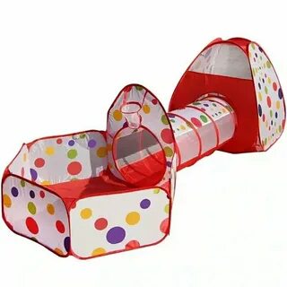 Детская игровая палатка с тоннелем