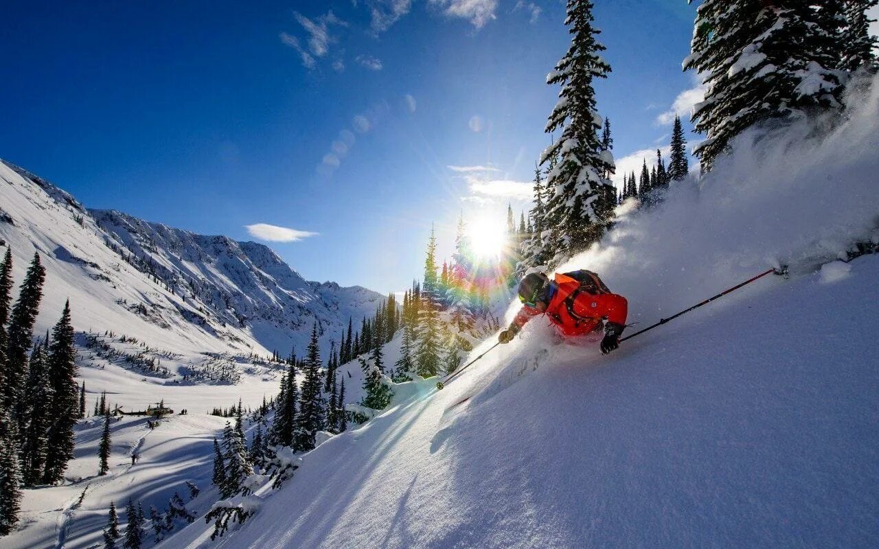 Make skiing