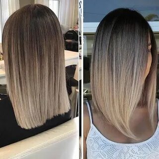 аиртач окрашивание для темных средних волос фото