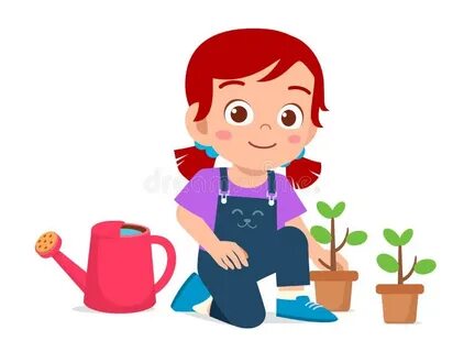 Дети поливают цветы картинки для детей