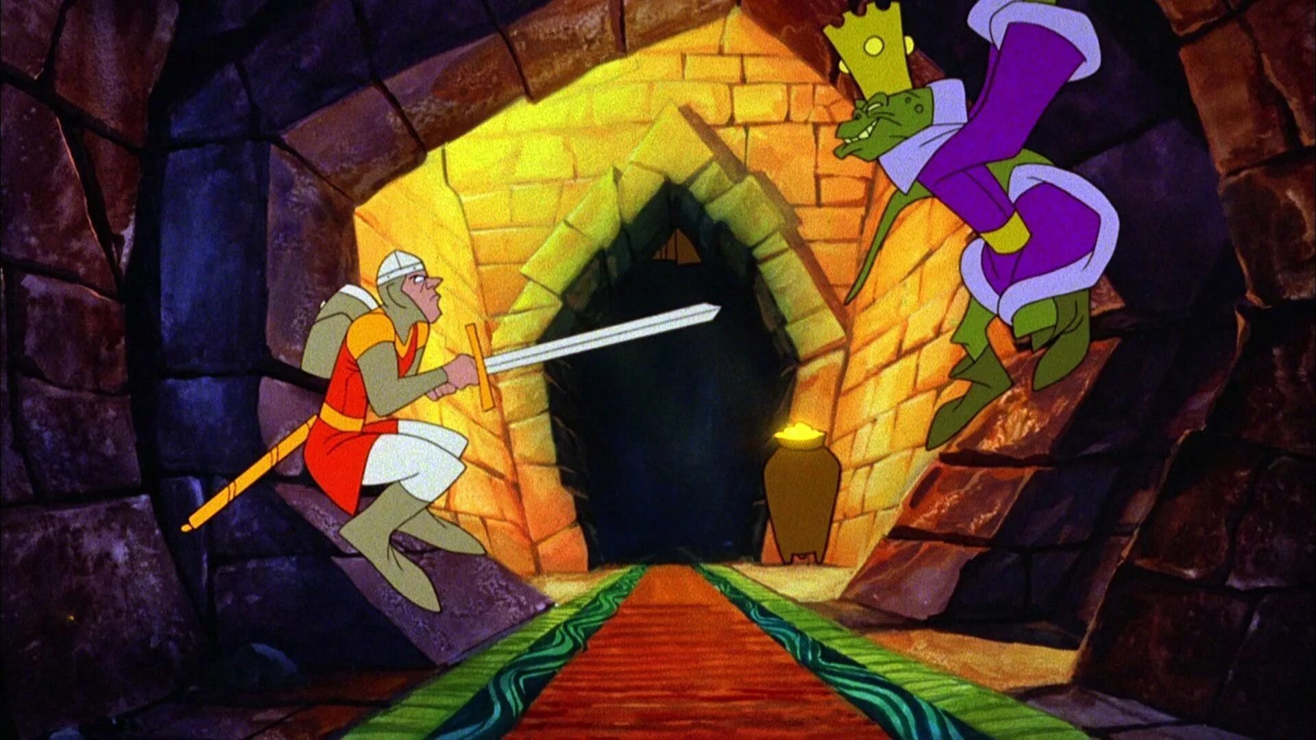 Невесту скинули в логово дракона. Dragon’s Lair («Логово дракона»). Dragon's Lair 1983. Логово дракона 1983.