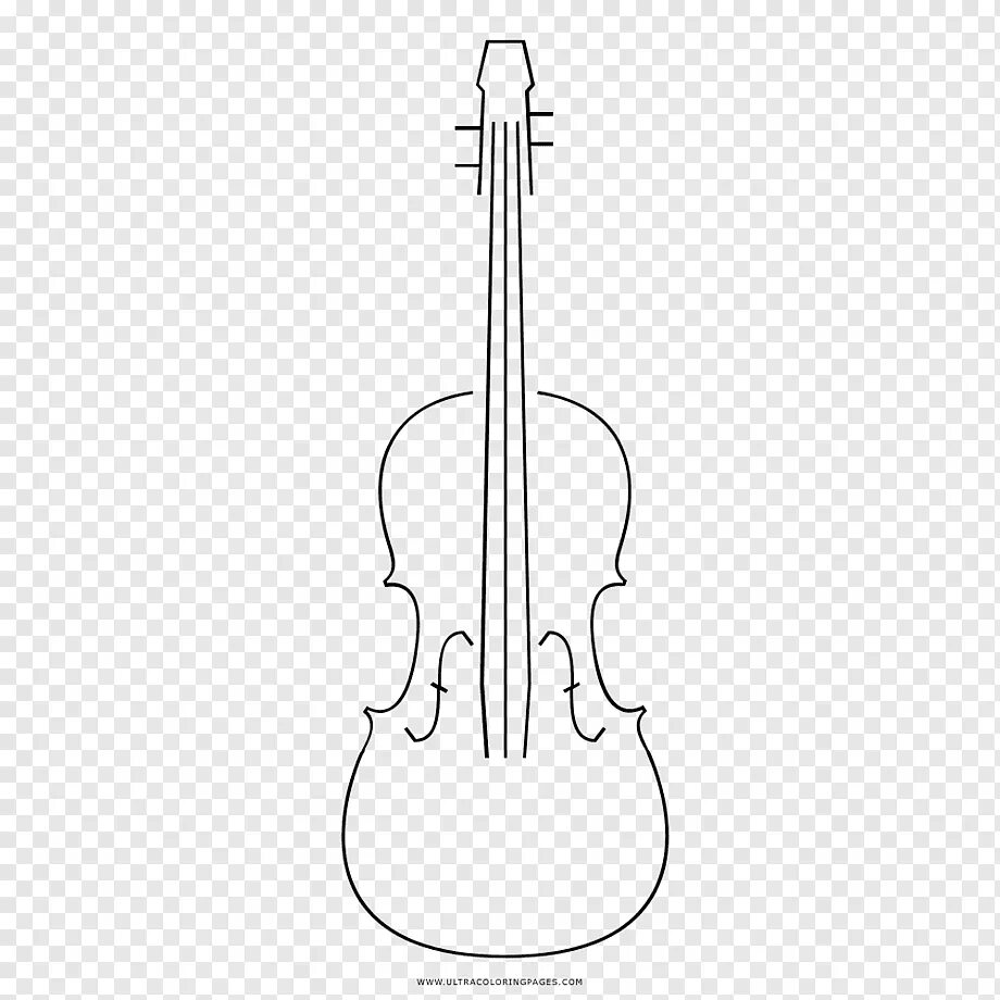 Скрипка нарисовать легко