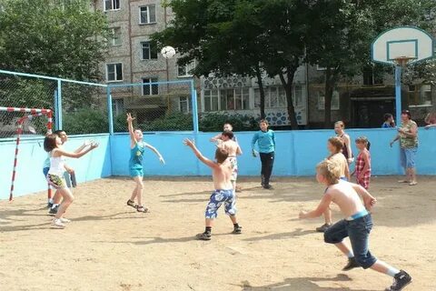 Время игры на спортивных площадках
