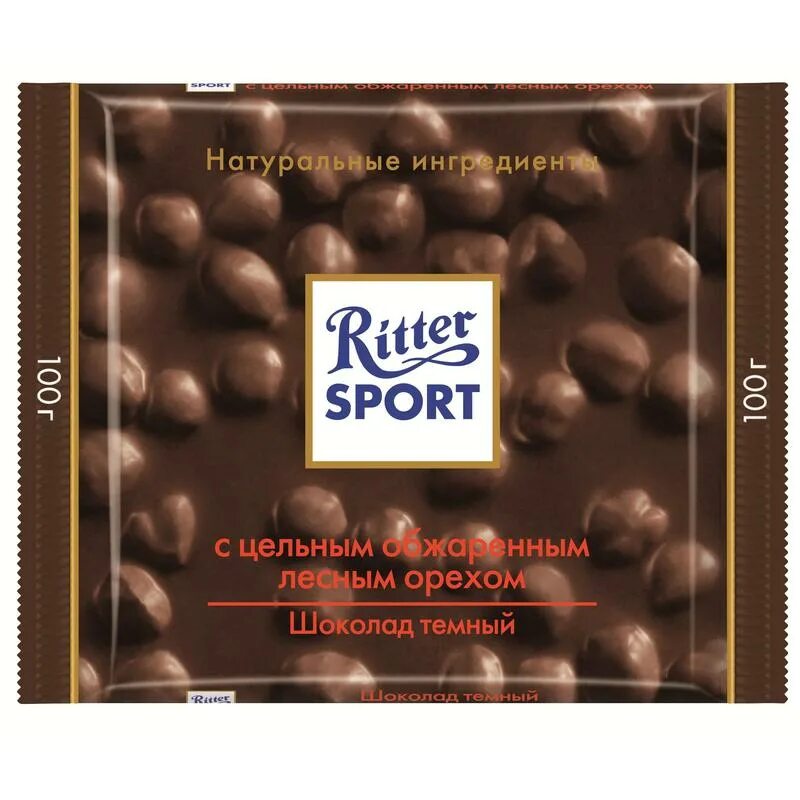 Шоколад орех ritter sport. Шокрлад Ритер спорт темный Горбуий. Шоколад Риттер спорт Лесной орех молочный 100г. Молочный шоколад с цельным лесным орехом Риттер спорт. Шоколад Ritter Hazelnut.