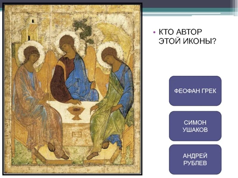 Икона рублева святая троица где находится сейчас. Икона рублева святая троица где находится сейчас
